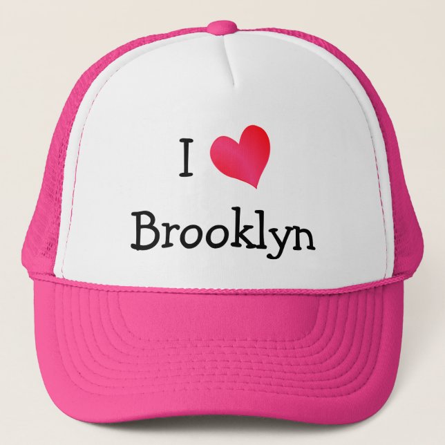 I Love Brooklyn Trucker Hat (Front)