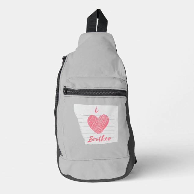i love brother sling bag (Front)