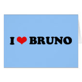 I LOVE BRUNO (Front Horizontal)