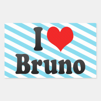 I Love Bruno Gifts on Zazzle