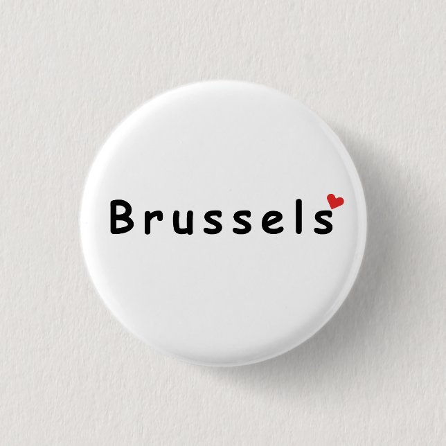 I love Brussels  Button (Front)