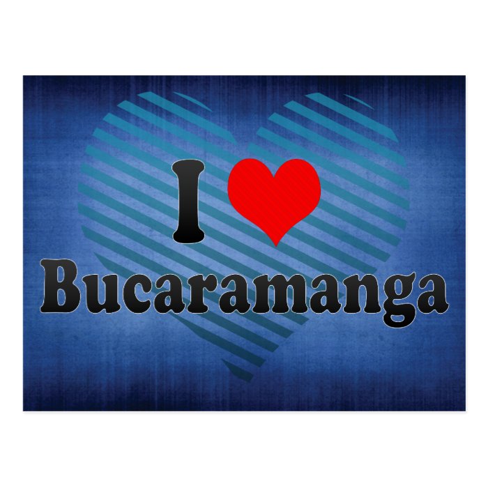 I Love Bucaramanga, Colombia Postcard