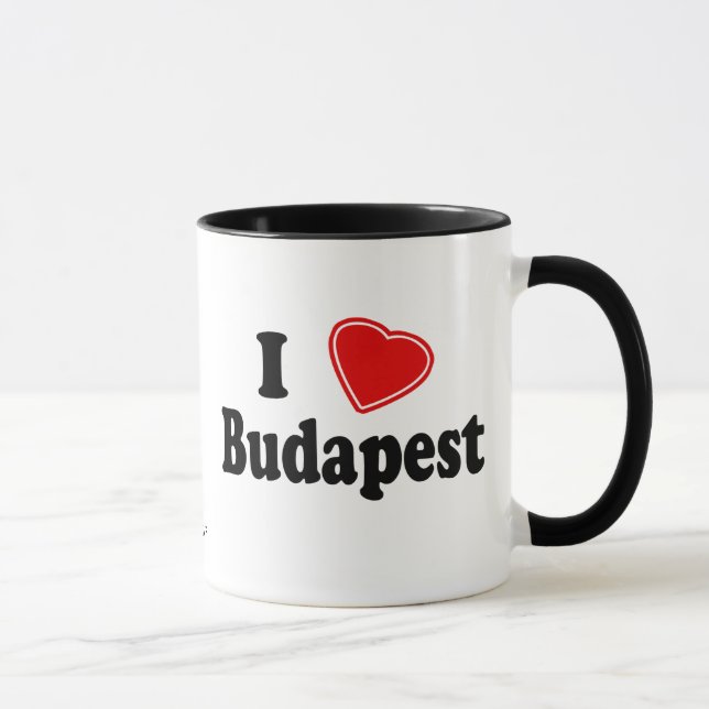 I Love Budapest Mug (Right)