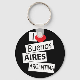 I Love Buenos Aires Keychain