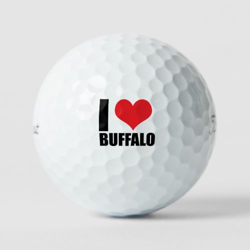 I love Buffalo Golf Balls