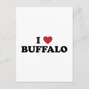 I Love Buffalo Postcard