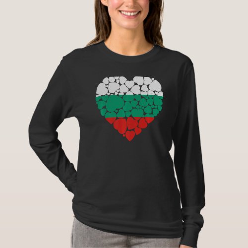I Love Bulgaria Flag Bulgaria   T_Shirt