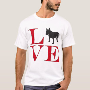 I Love Bull Terriers - Light Colored Tee