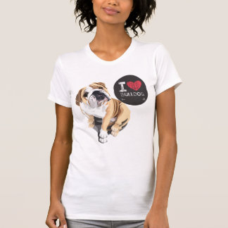 I love bulldog shirt