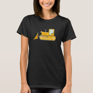 I Love bulldozer Truck For Men Boys Kids T-Shirt