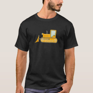 I Love bulldozer Truck For Men Boys Kids T-Shirt