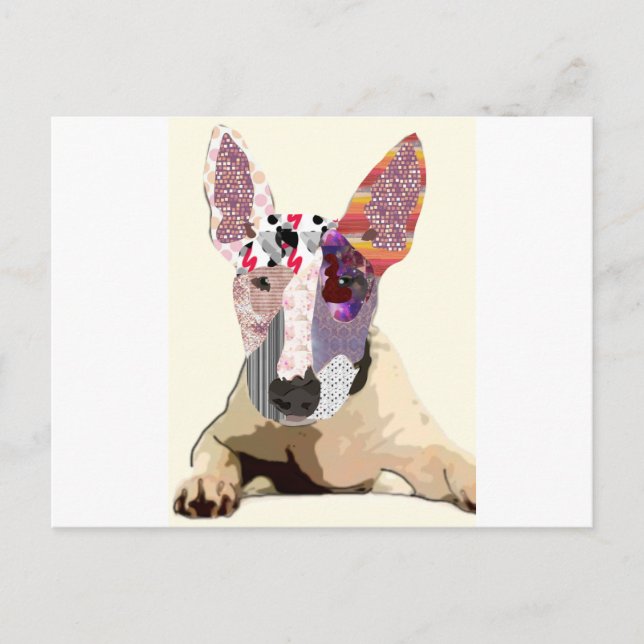 I love bullterrier postcard (Front)