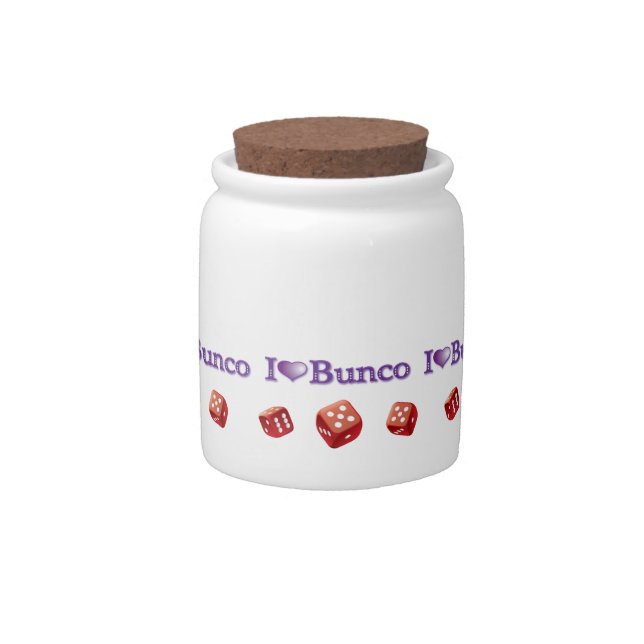 I Love Bunco Jar (Front)