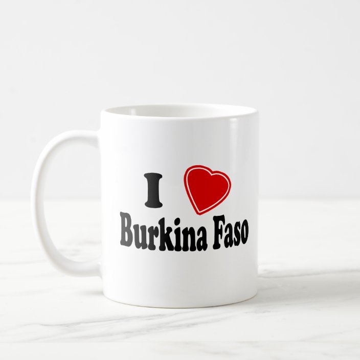 I Love Burkina Faso Mug
