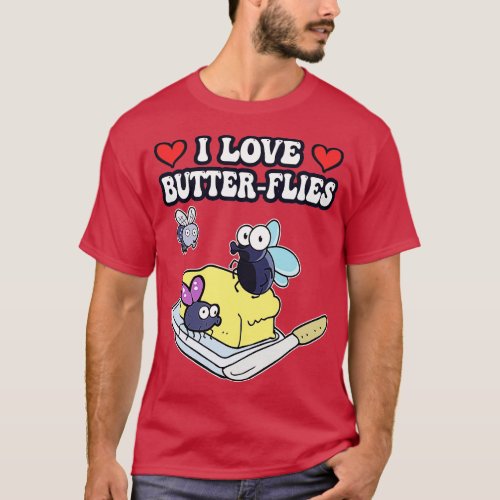 I Love Butterflies Butterfly Lover T_Shirt