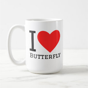 I love butterfly coffee mug