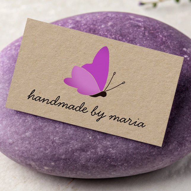 I love Butterfly Handmade By Name and Social Media Business Card (Creator Uploaded)