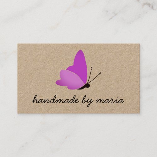 I love Butterfly Handmade By Name and Social Media Business Card