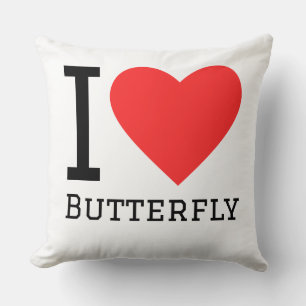 I love butterfly throw pillow