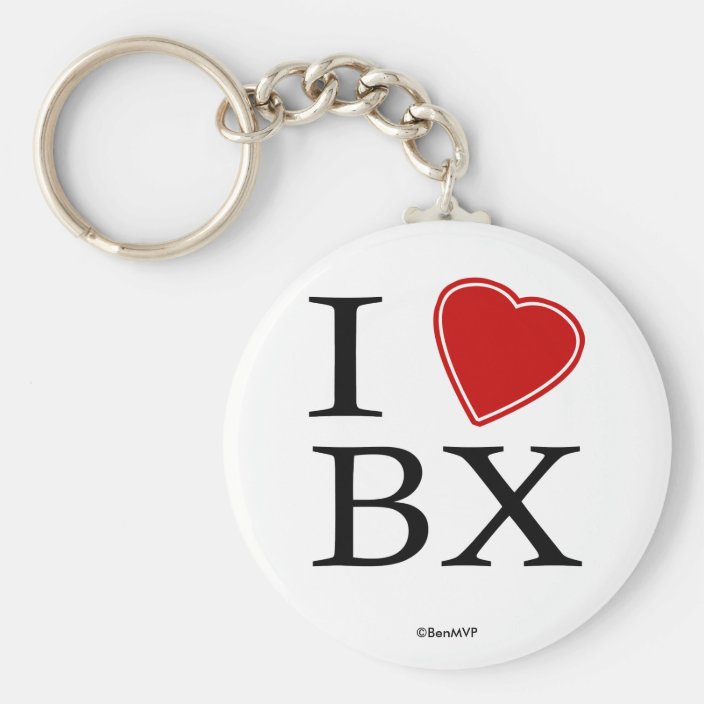 I Love BX Keychain