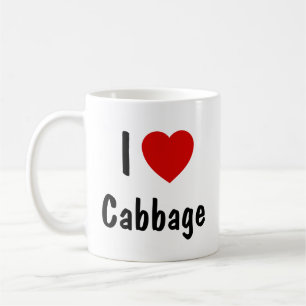I Love Cabbage Coffee Mug