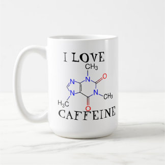 I love caffeine coffee mug