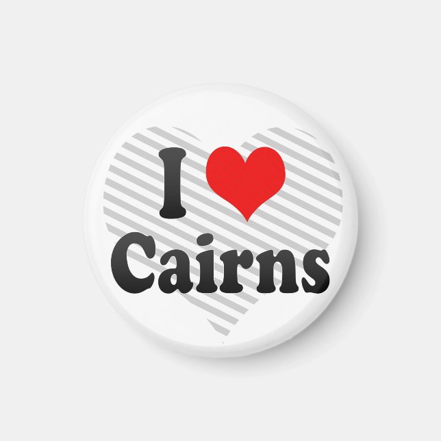 I Love Cairns, Australia Magnet (Front)