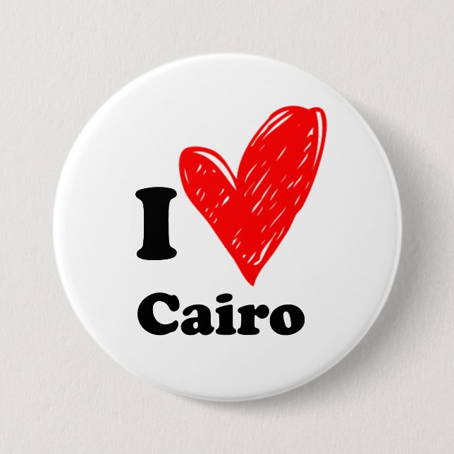 I love Cairo Button (Front)
