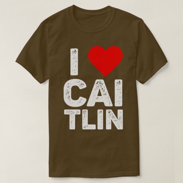 I love CaitlinCaitlin Clark1 T-Shirt (Design Front)