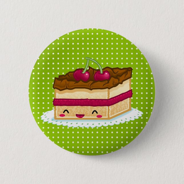 I love cake button (Front)