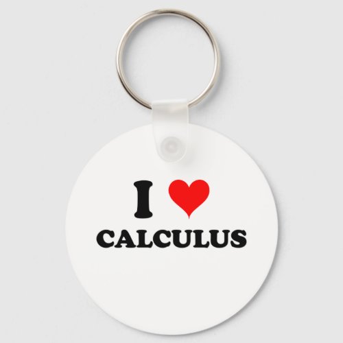 I Love Calculus Keychain