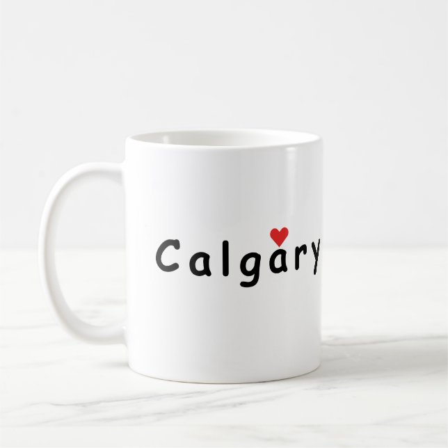 I love Calgary Coffee Mug (Left)