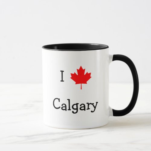 I Love Calgary Mug