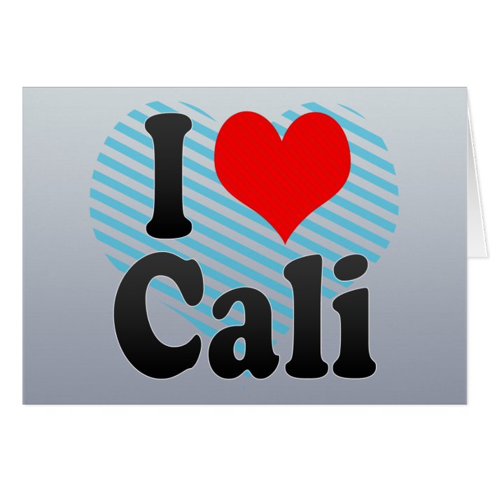 I Love Cali, Colombia Greeting Card