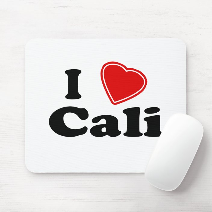 I Love Cali Mousepad