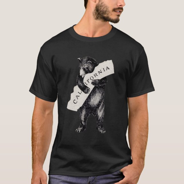 I Love California 1913 Cali Bear T-Shirt (Front)