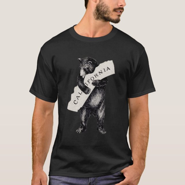 I Love California 1913 Cali Bear T-Shirt (Front)