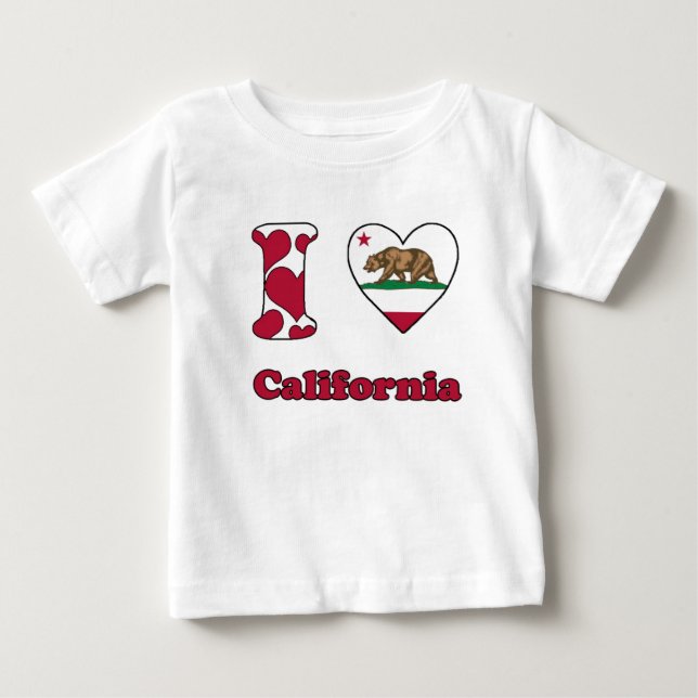 I love California Baby T-Shirt (Front)
