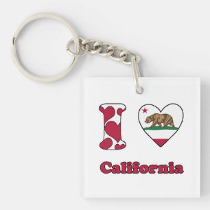 I love California Keychain