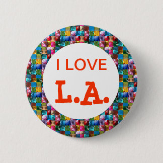 I LOVE CALIFORNIA PINBACK BUTTON