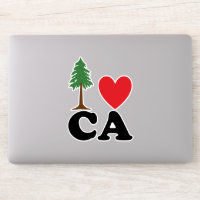 I Love California' Sticker