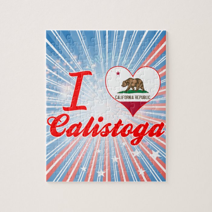 I Love Calistoga, California Puzzles