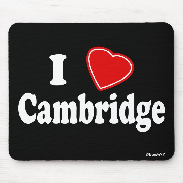 I Love Cambridge Mouse Pad