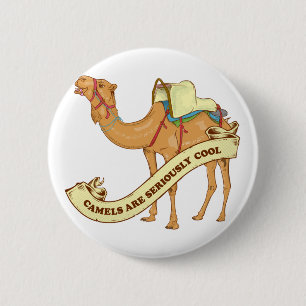 I love camels button
