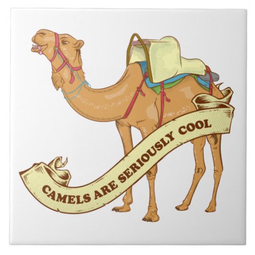 I love camels ceramic tile