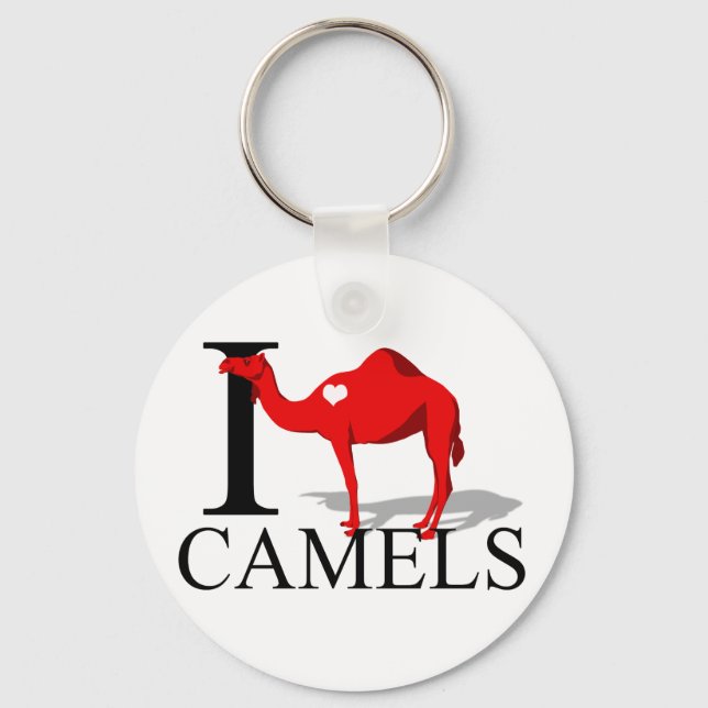 I Love Camels Keychains (Front)