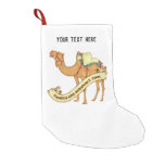I love camels small christmas stocking