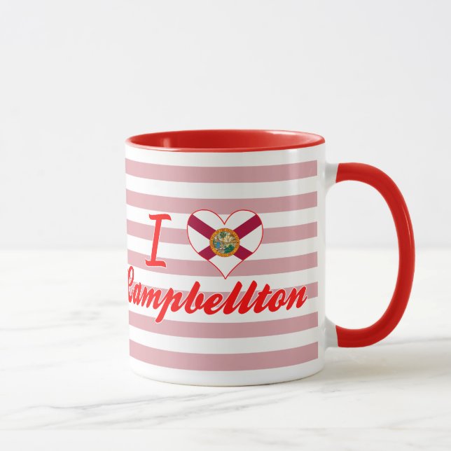 I Love Campbellton, Florida Mug (Right)