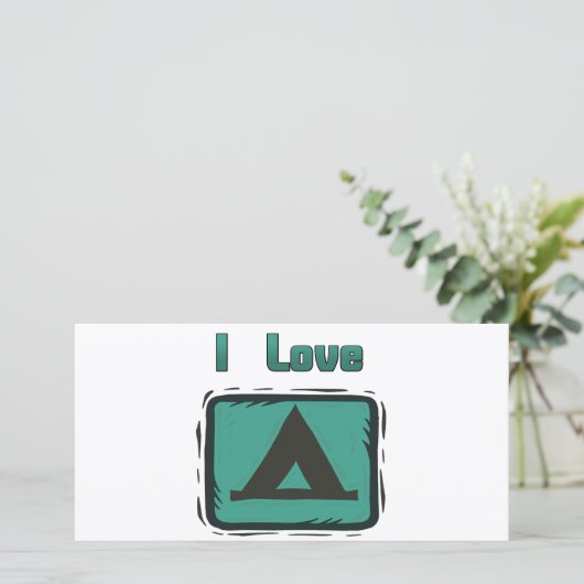 I Love Camping (Standing Front)