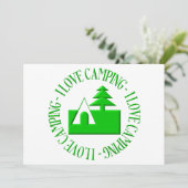 I love camping (Standing Front)